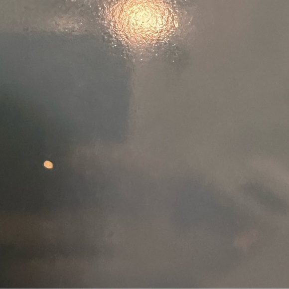 3 Piece set of vintage Pyrex Moody Blues nesting mixing bowls with clear bottoms - Picture 7 of 11